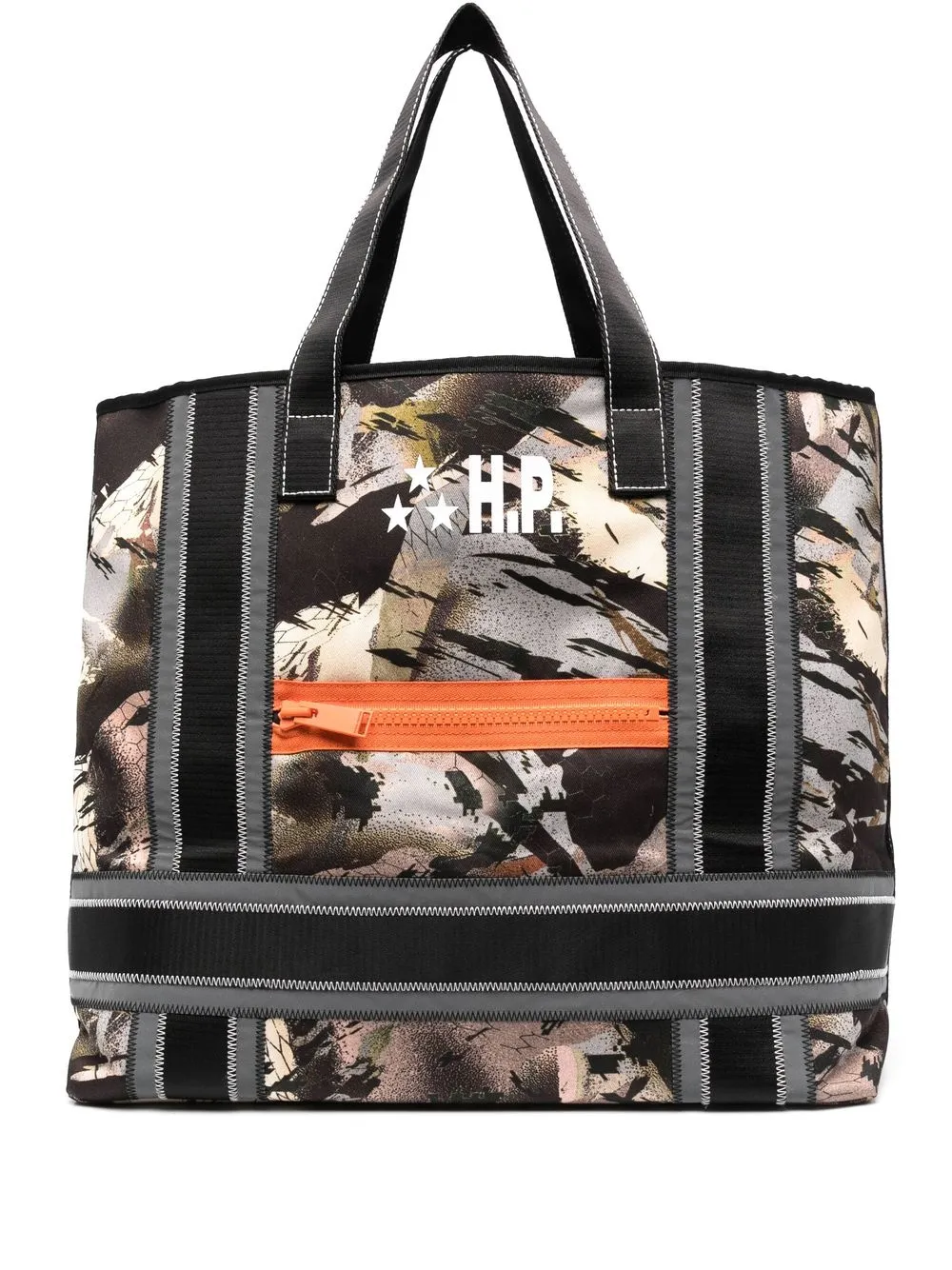 

Heron Preston tote con logo estampado - Verde