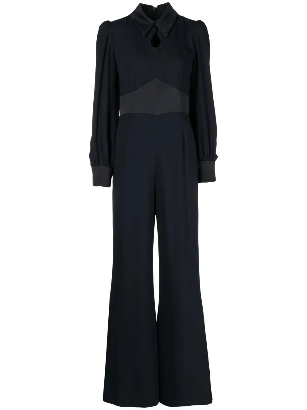 

JANE jumpsuit Odyssey con cuello - Azul