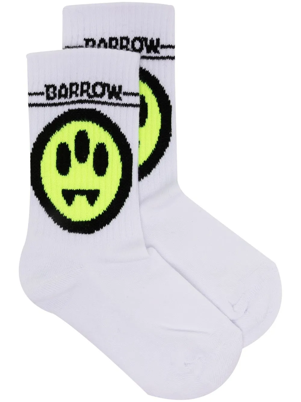 Barrow kids calcetines con logo tejido en intarsia | blanco | Image 1