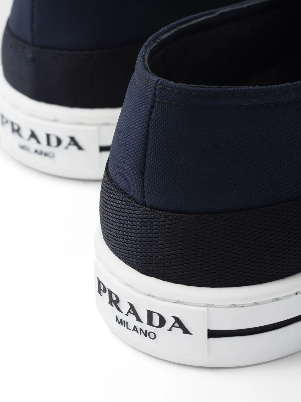 Prada knit slip on sneakers best sale