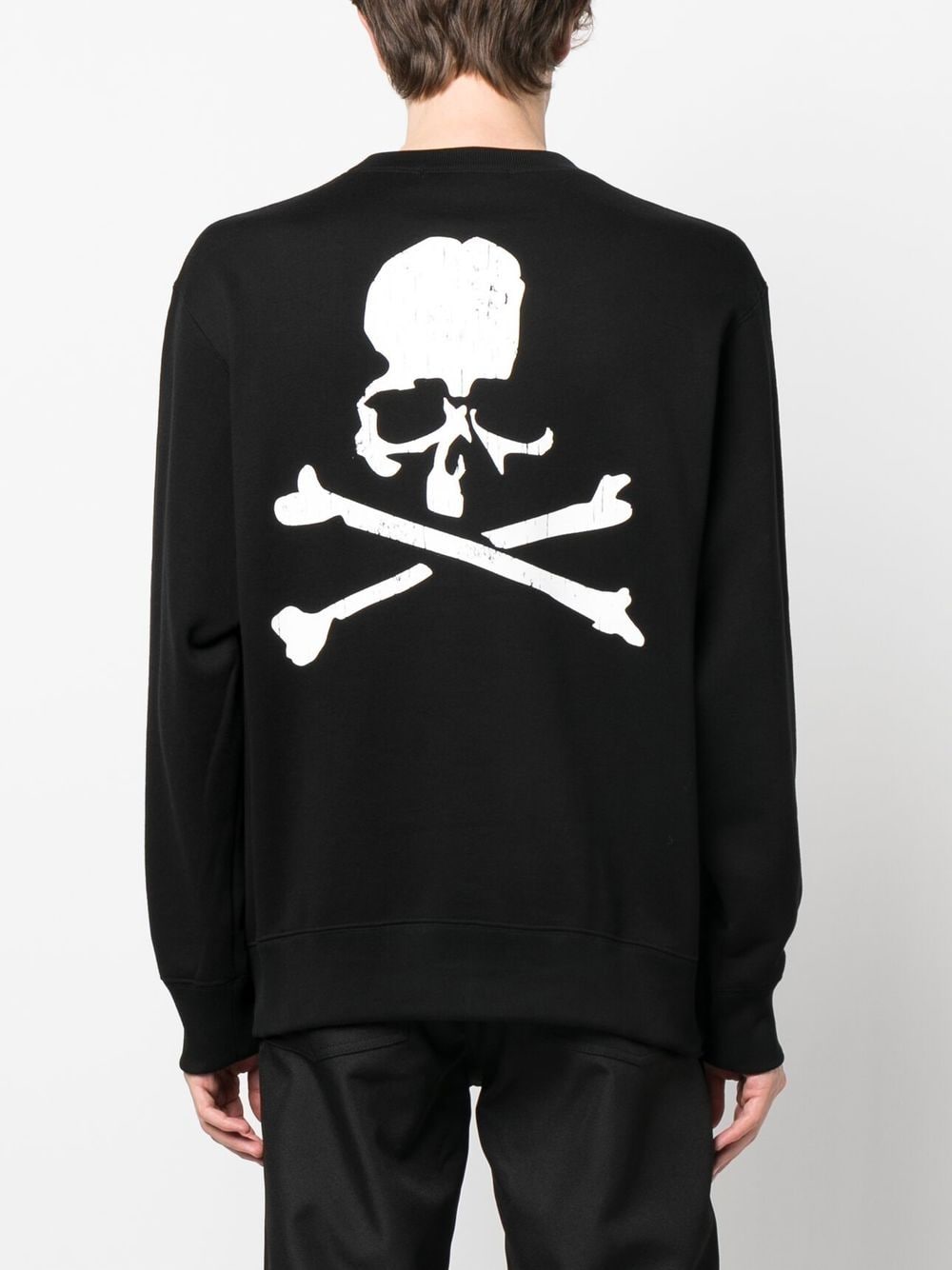Shop Mastermind Japan Logo-print Long-sleeve Sweatshirt In Black