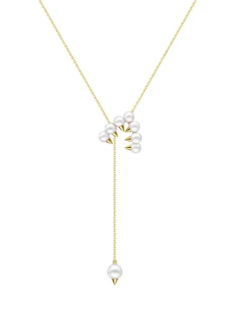 TASAKI collier Collection Line Danger en or 18ct à pendentif