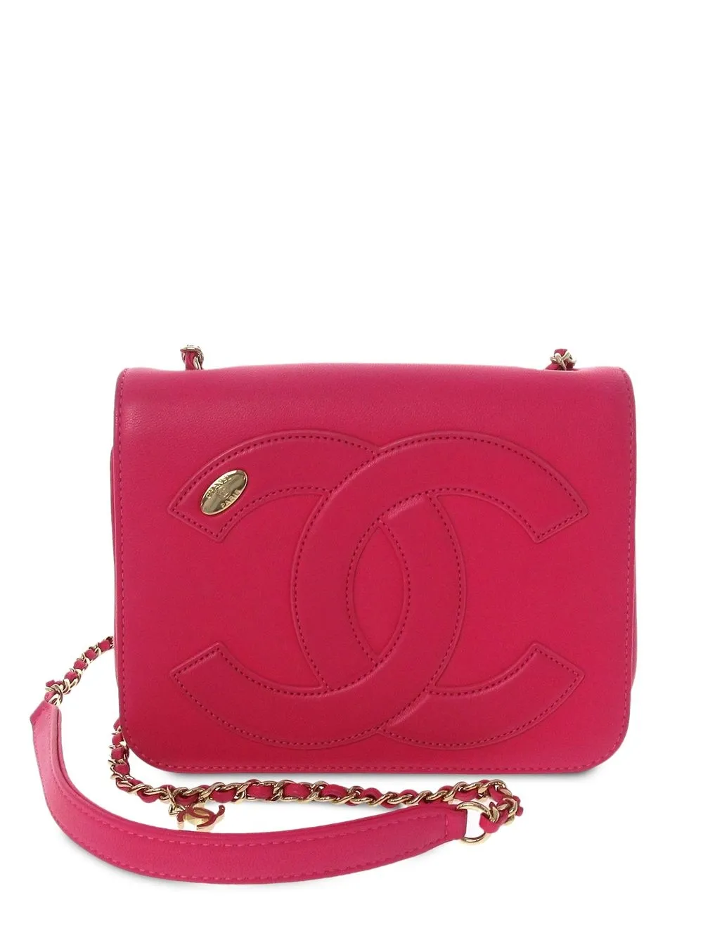 

CHANEL Pre-Owned CC logo-embossed crossbody bag - Pink