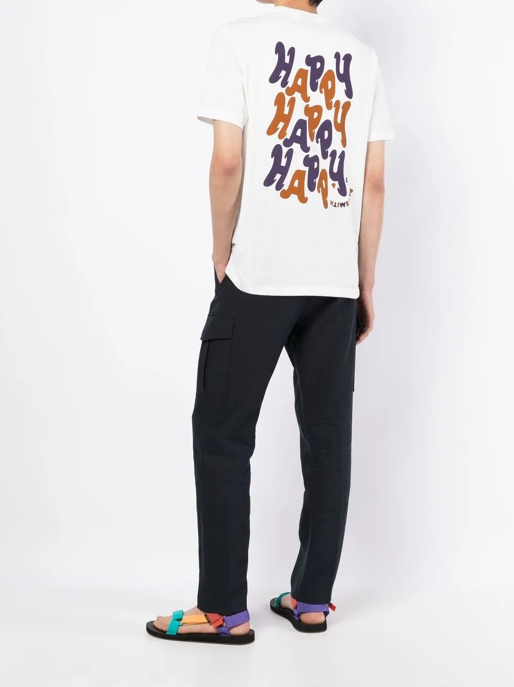 Shop Ps By Paul Smith Short Sleeve T-shirt In White