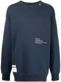 WTAPS embroidered-logo crewneck sweatshirt - Blue
