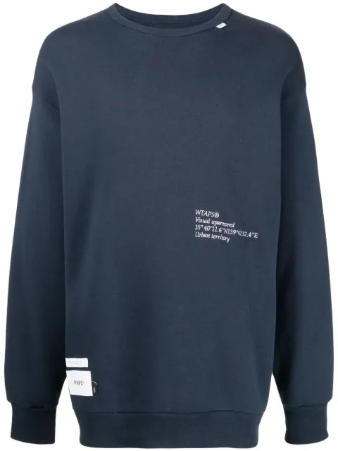 WTAPS embroidered-logo crewneck sweatshirt