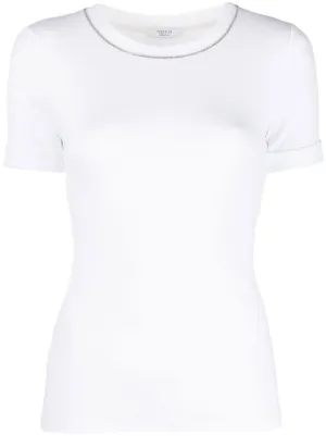 Vince テクスチャード Tシャツ | ホワイト | FARFETCH JP