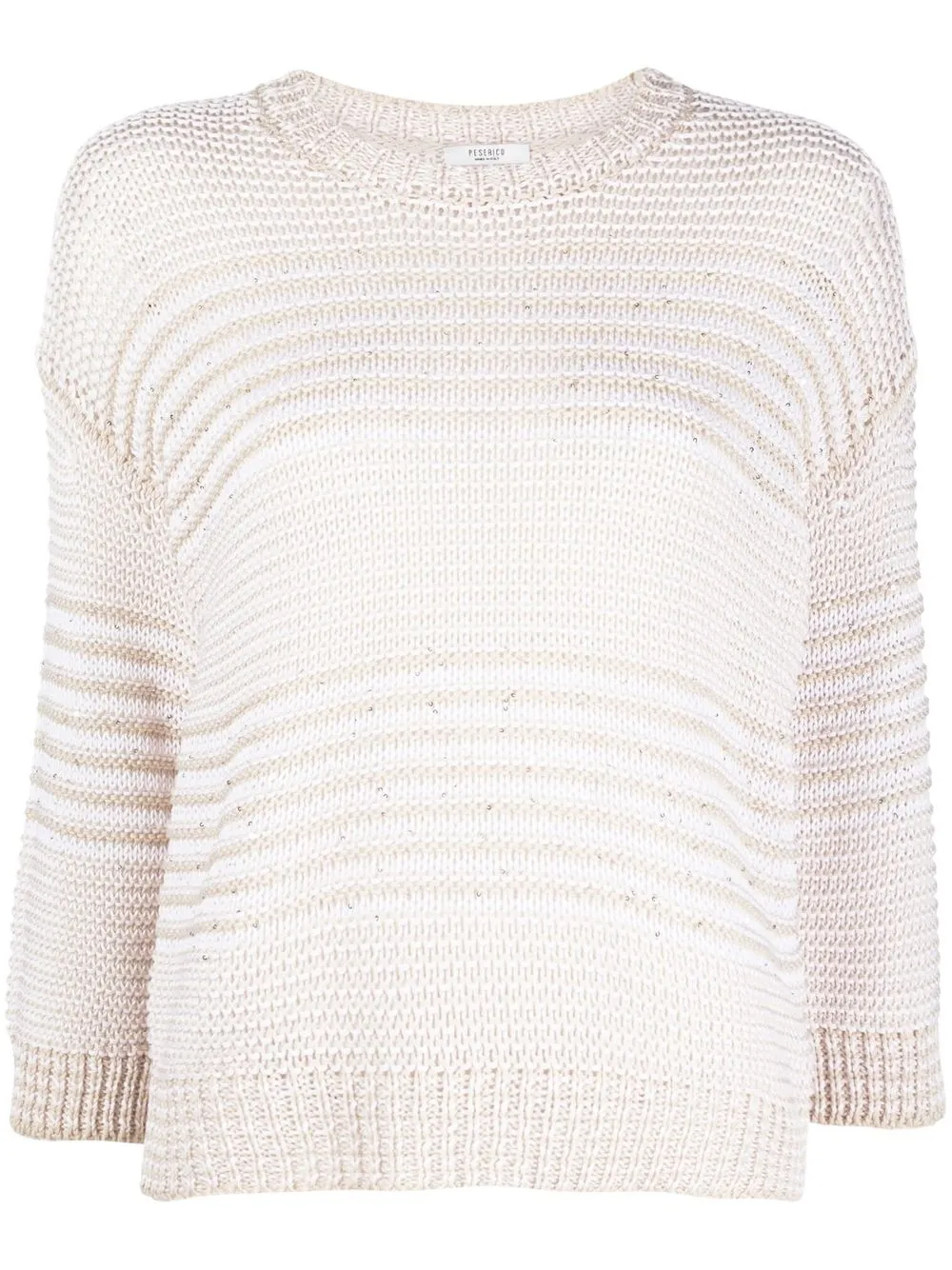 

Peserico Links knitted sweater - Neutrals