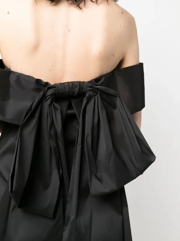 bernadette off the shoulder dress BERNADETTE Cara off-the-shoulder gathered striped cotton-seersucker midi  dress