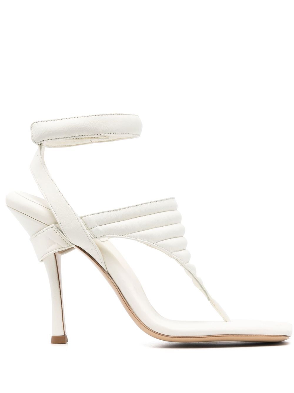 GIABORGHINI Thong 115mm sandals - Neutrals