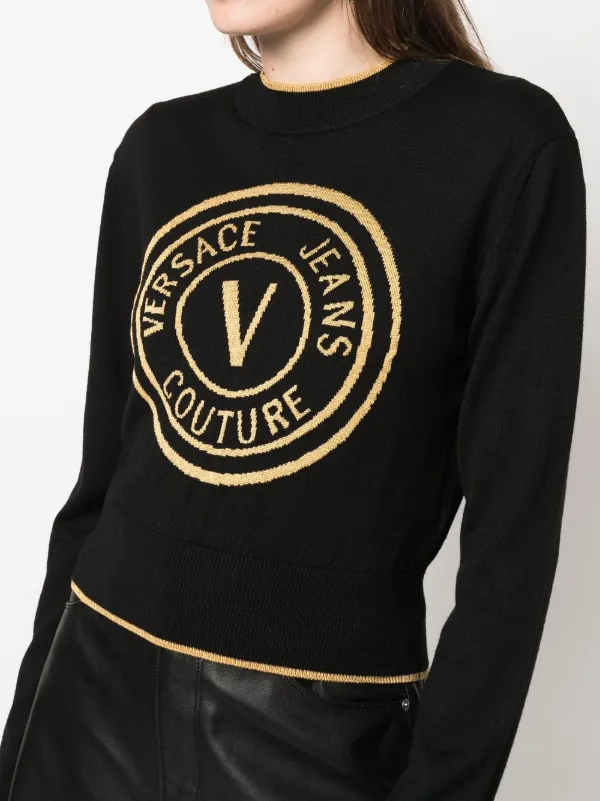 Versace Jeans Couture intarsia-knit 