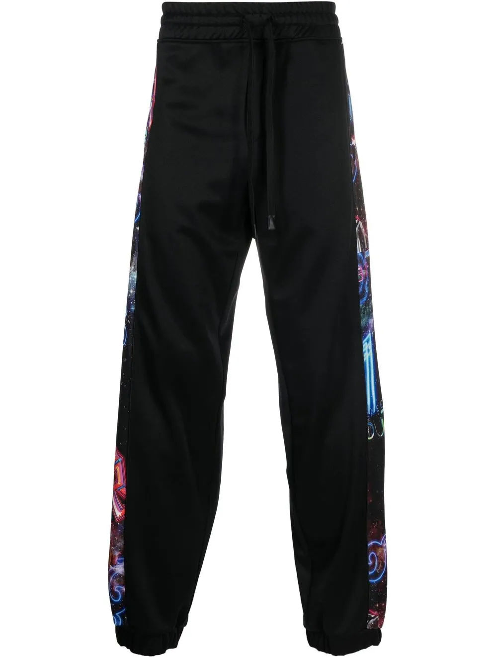 

Versace Jeans Couture pants con estampado gráfico - Negro