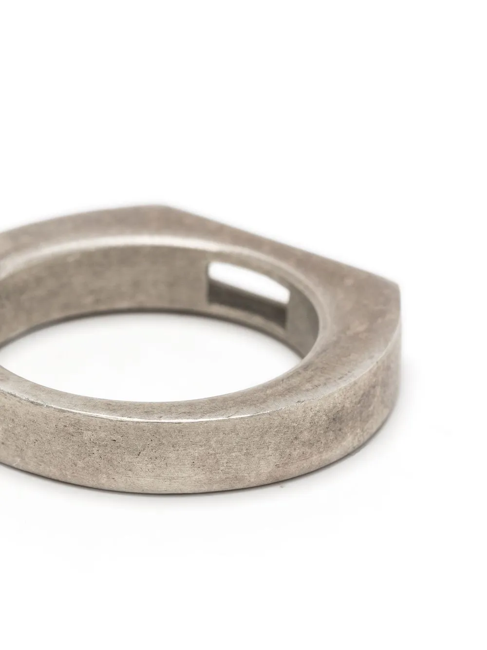 Parts Of Four Crescent Plane Gateway Ring   Silber 