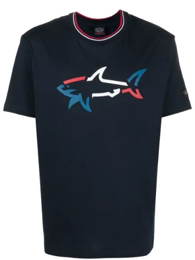 logo-print detail T-shirt | Paul 