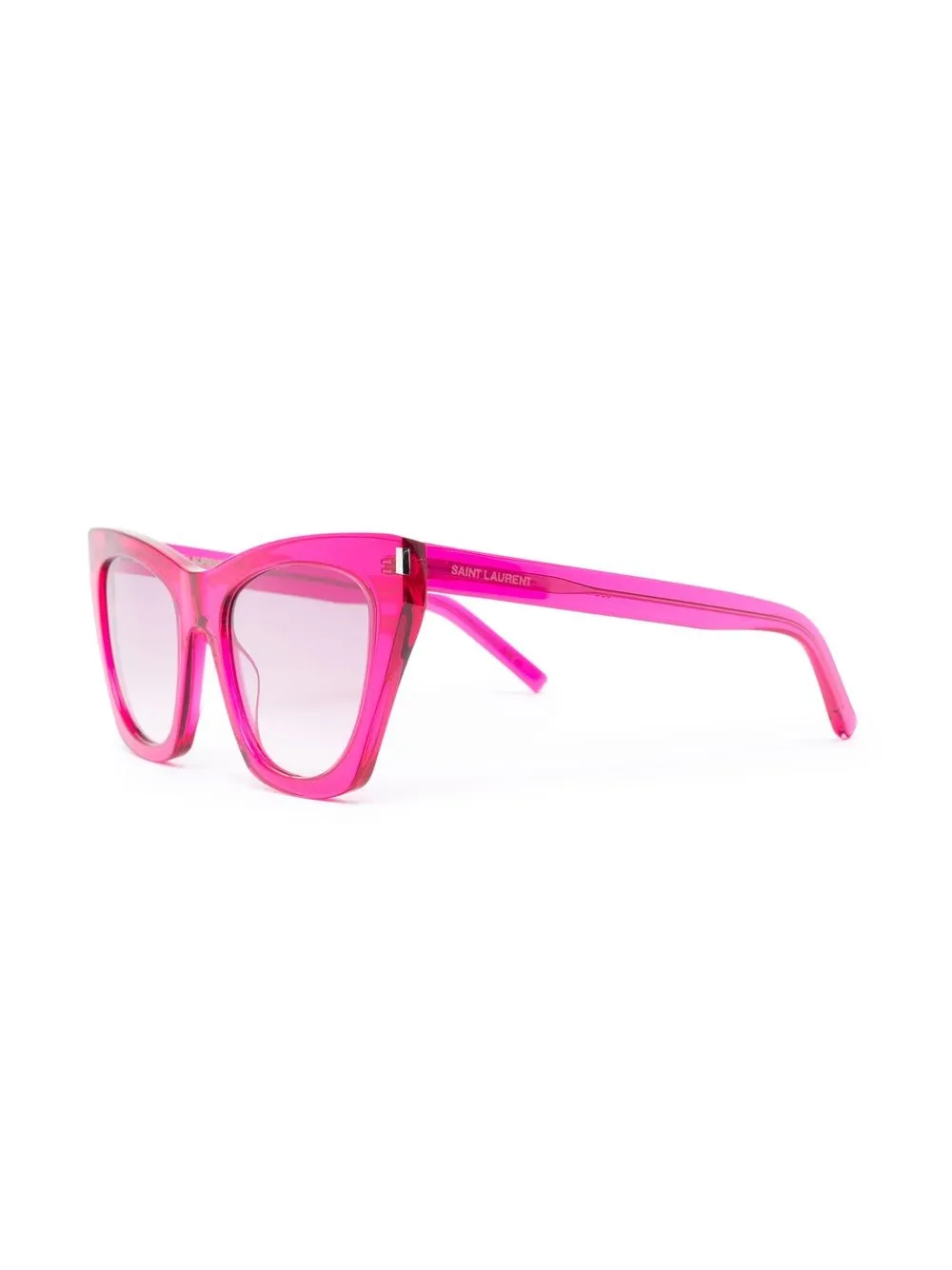 Saint Laurent Eyewear Zonnebril met cat-eye montuur - Roze
