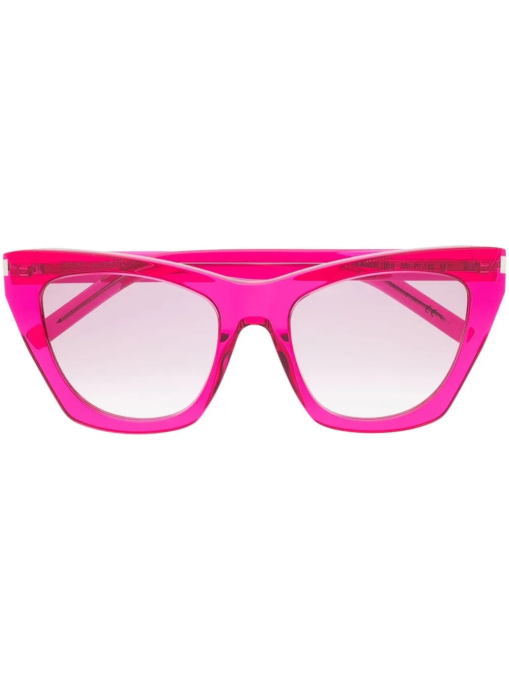 

Saint Laurent Eyewear lentes de sol con armazón cat eye - Rosado