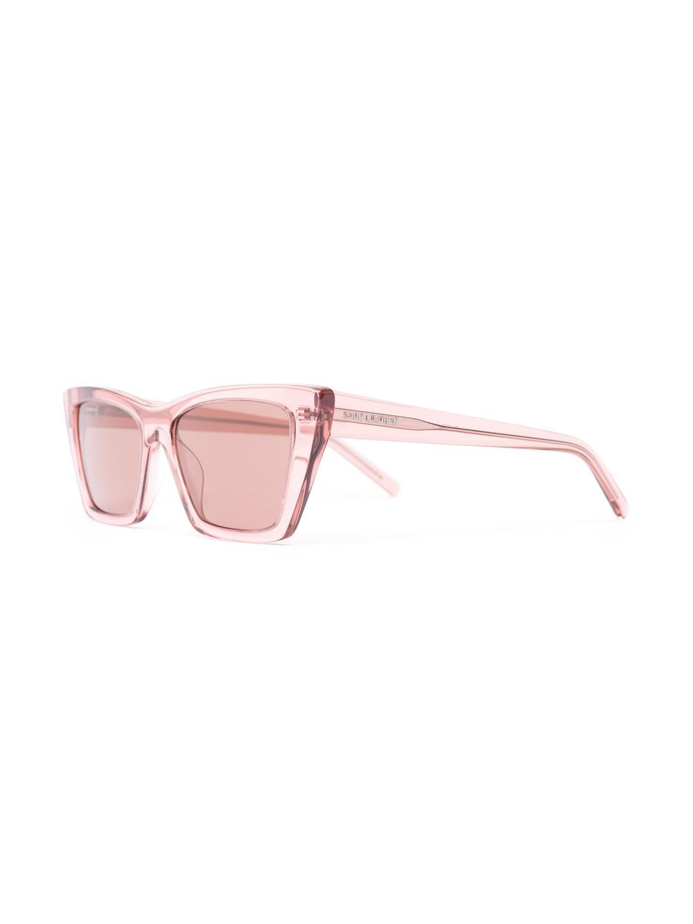 Saint Laurent Eyewear Zonnebril met wayfarer montuur - Roze