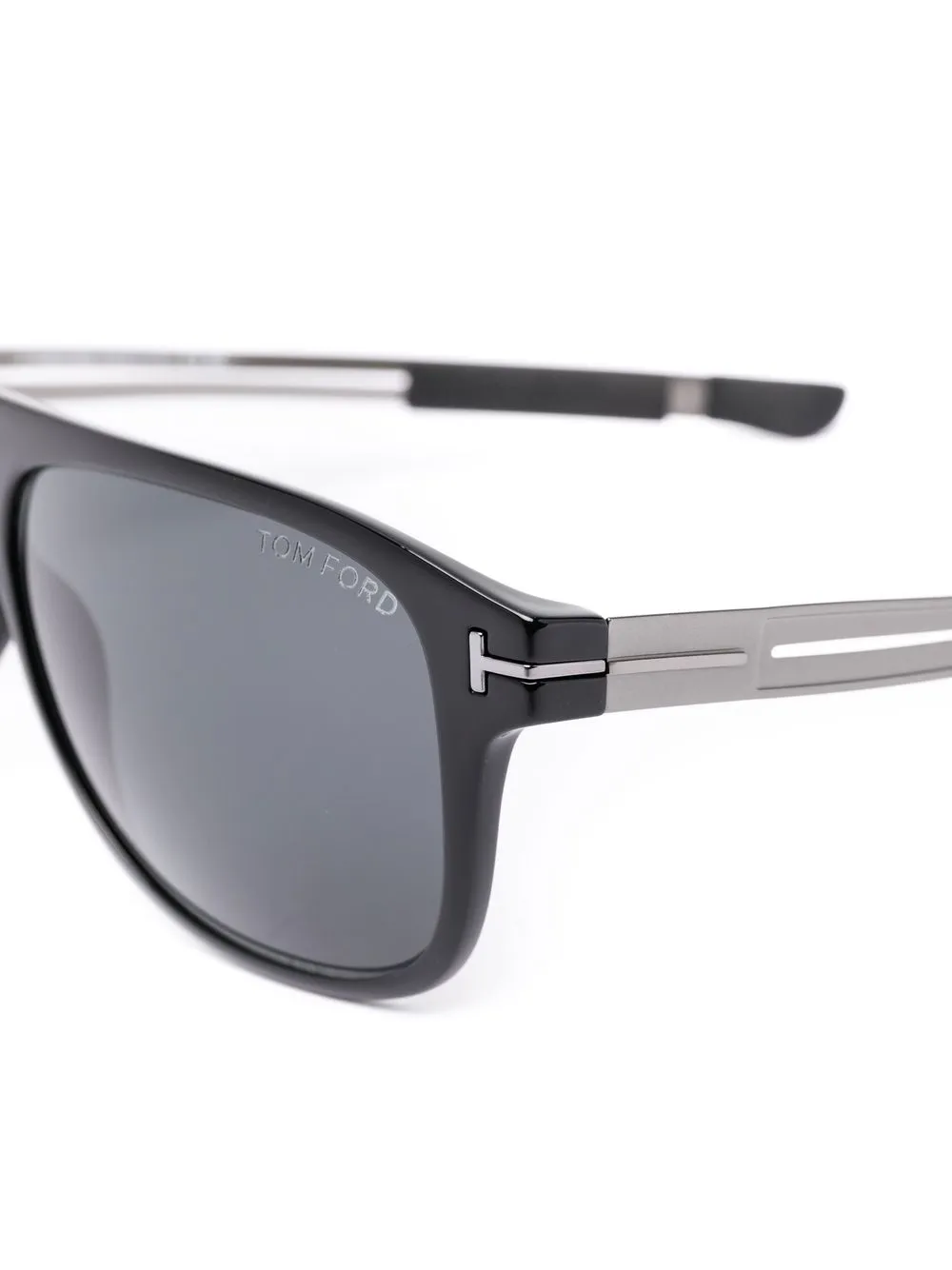 Tom Ford Square-frame Straight Sunglasses In Black