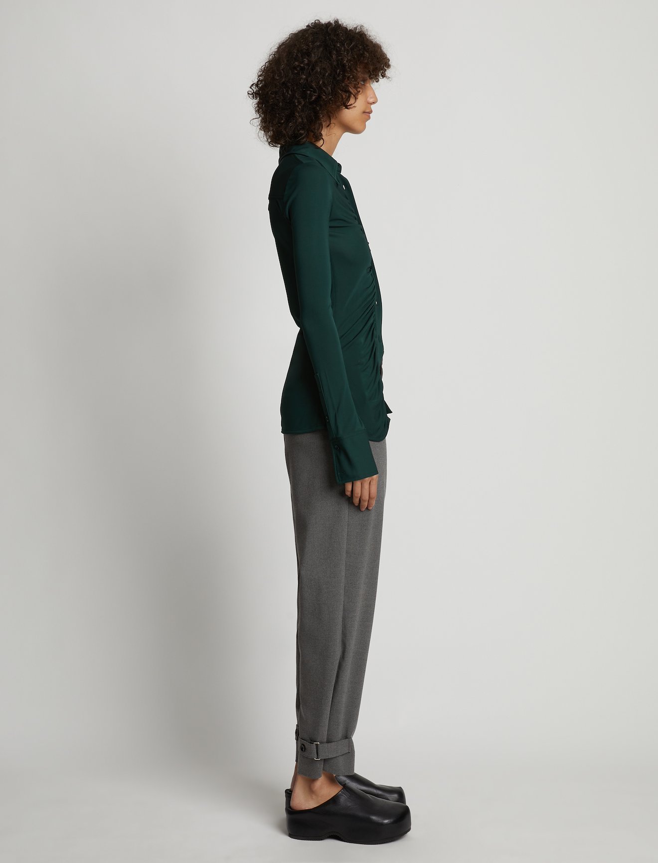 Flannel Tapered Pants #1