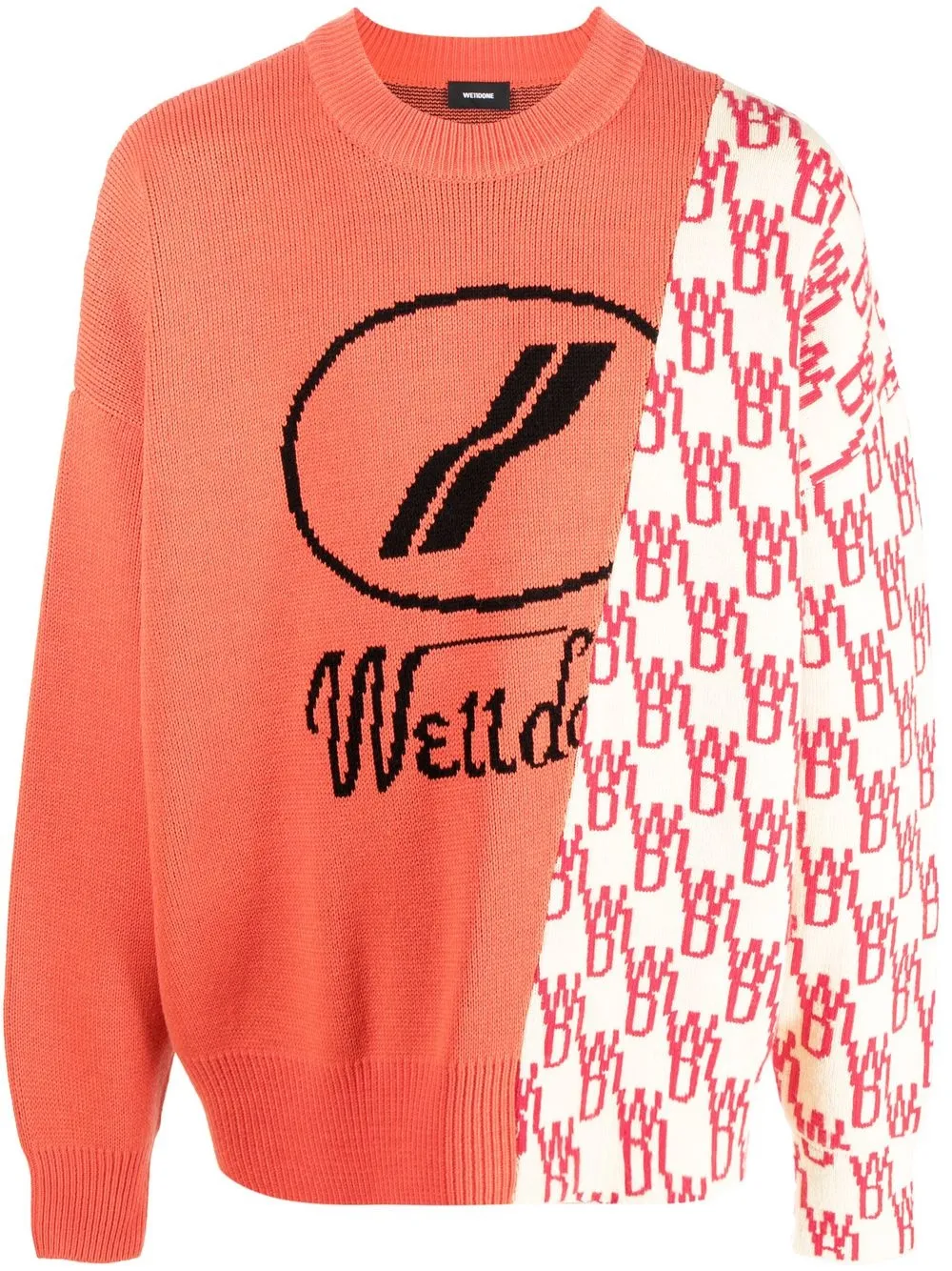 WE11 DONE CREW NECK JUMPER