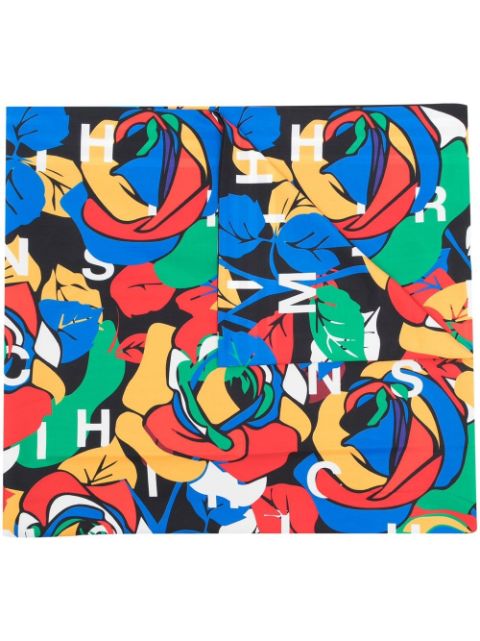 adidas all-over graphic-print scarf