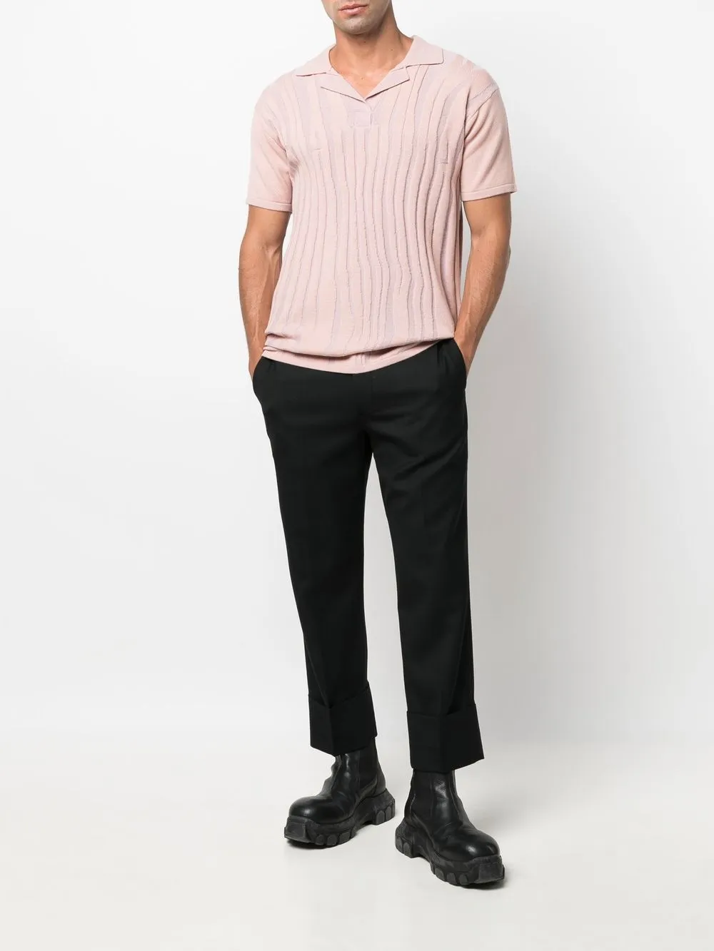 Ninamounah Poloshirt met logo - Roze
