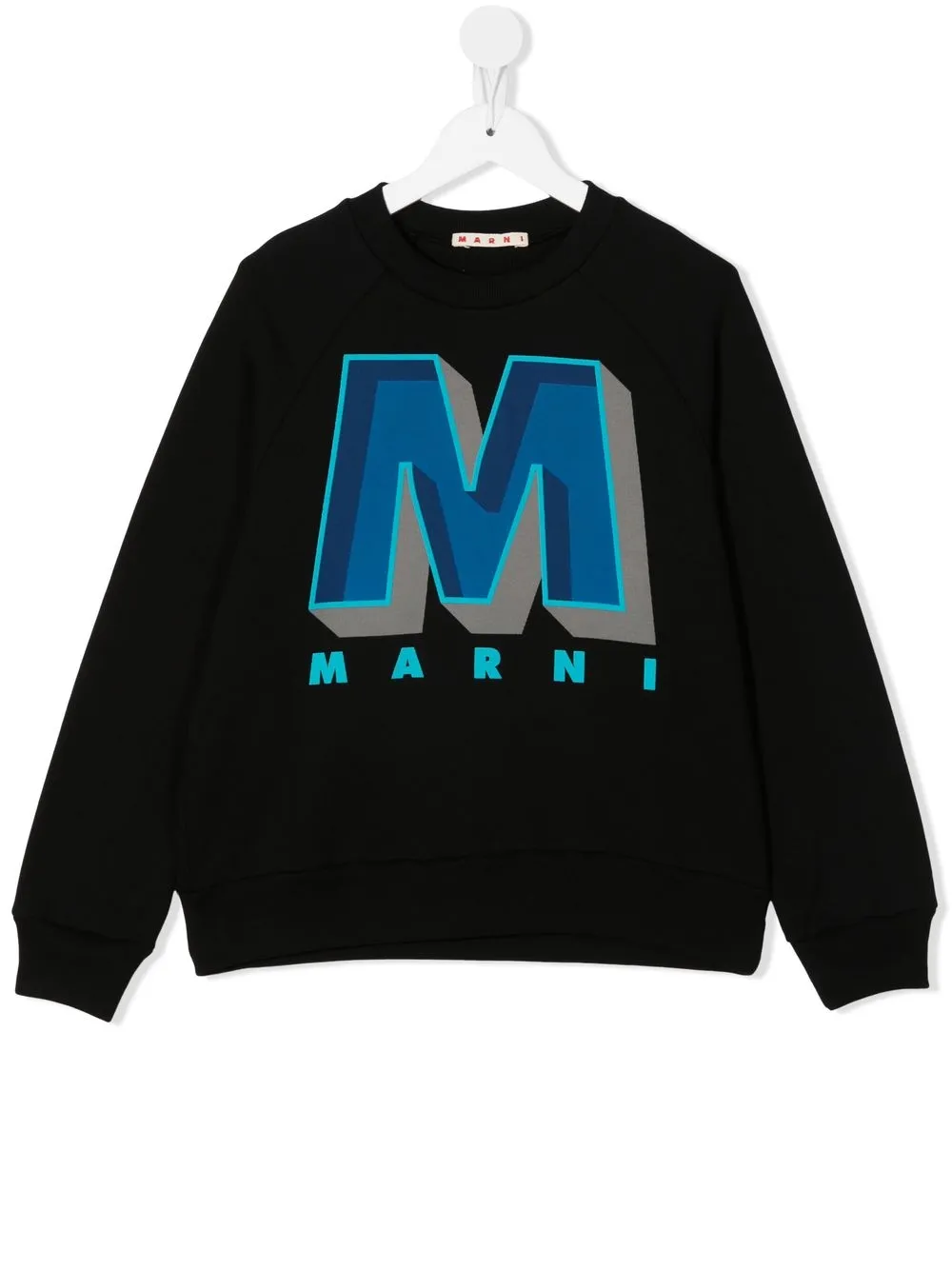 

Marni Kids sudadera con cuello redondo y logo - 0M900