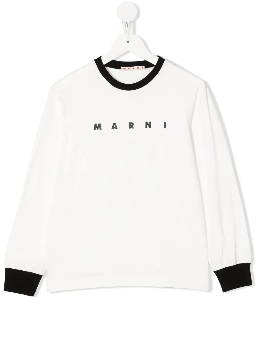 

Marni Kids TEEN logo print long-sleeve T-shirt - 0M108