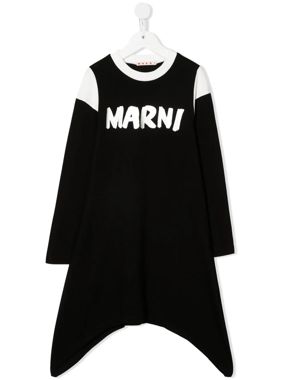 

Marni Kids vestido con cuello redondo - Negro