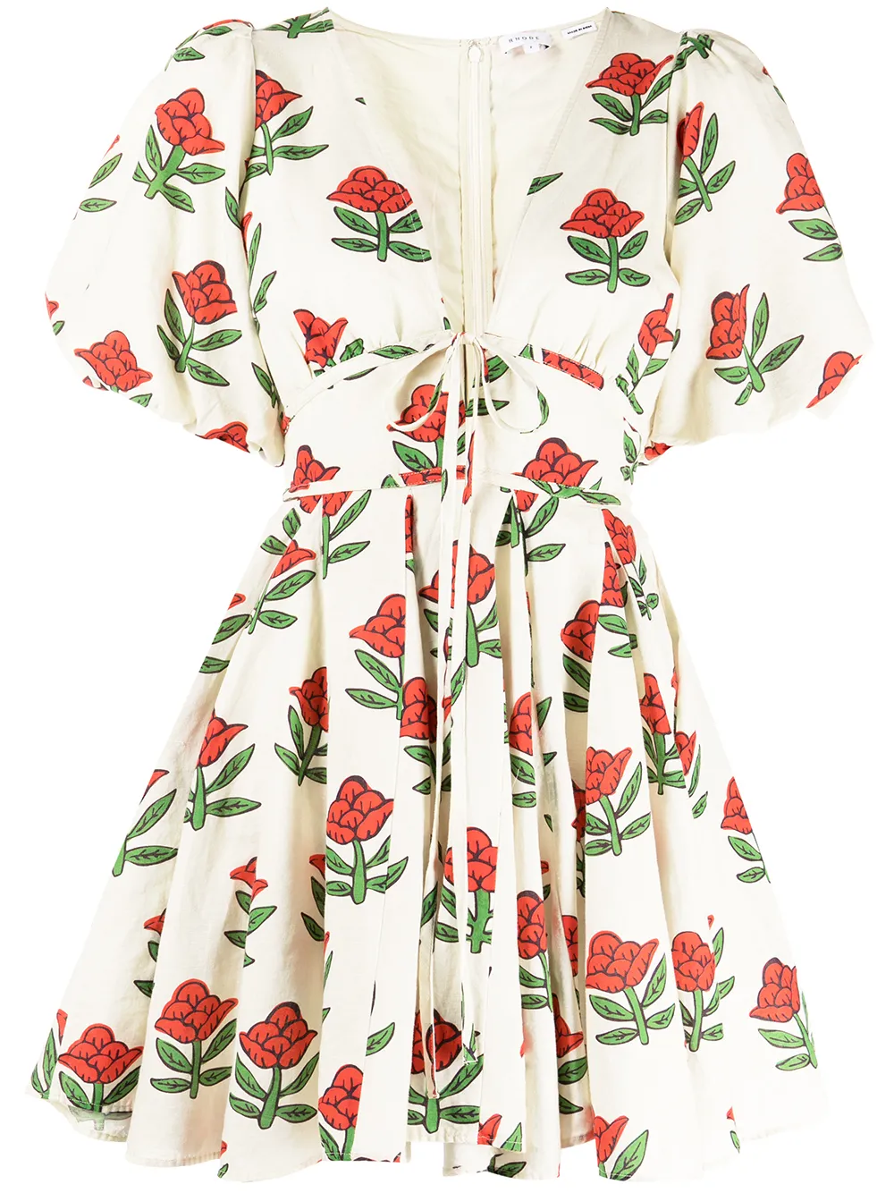 RHODE MADELINE FLORAL-PRINT MINI DRESS