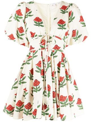 Rhode Madeline floral-print Mini Dress - Farfetch