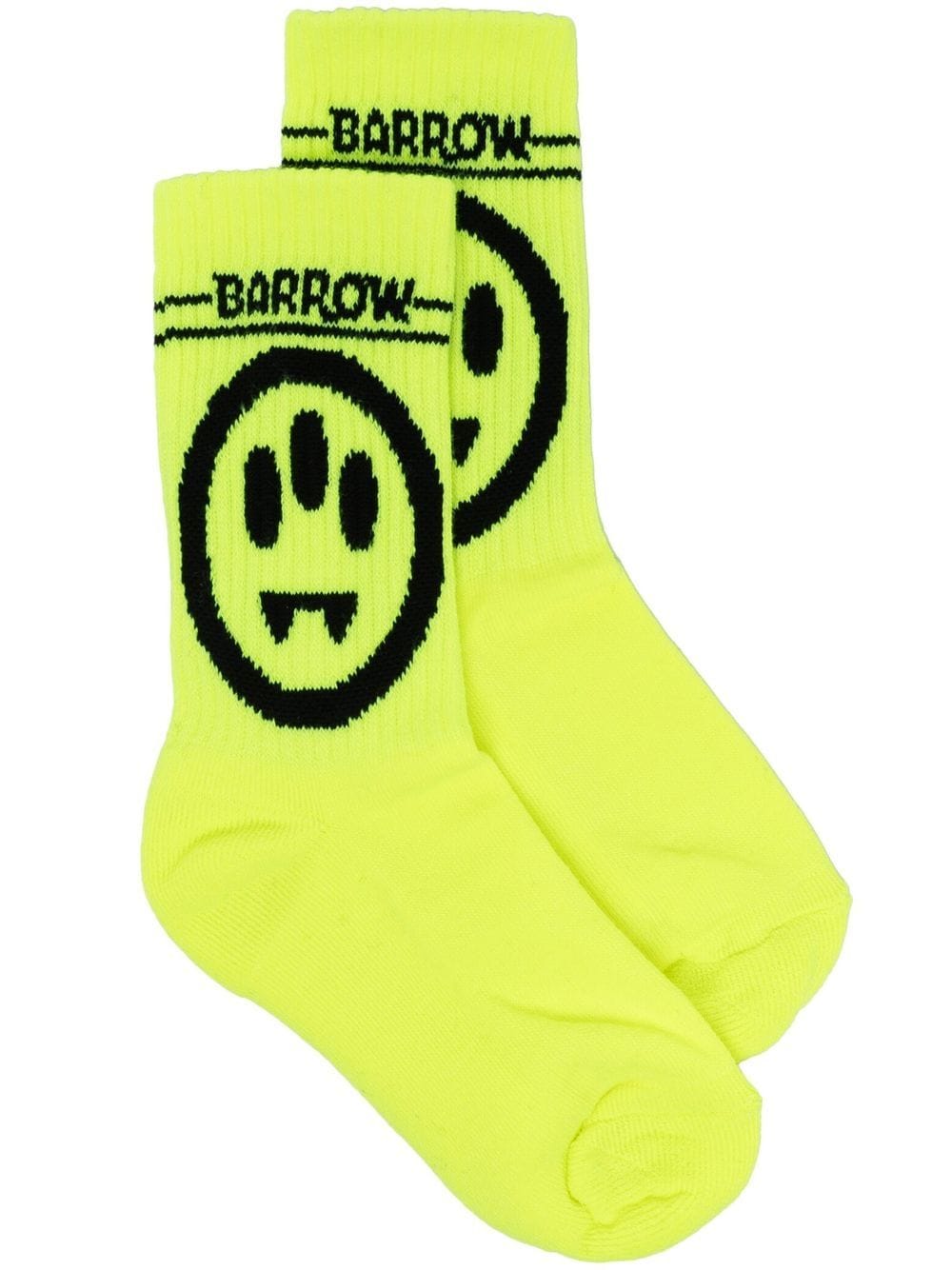 Image 1 of Barrow kids intarsia-knit logo socks
