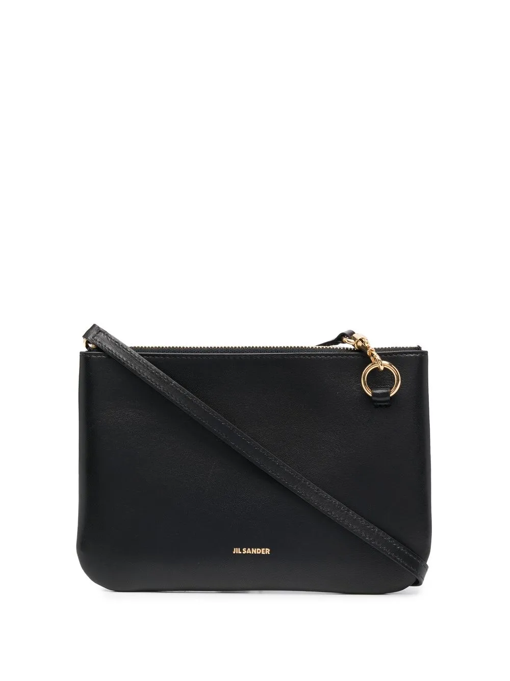 

Jil Sander bolsa crossbody con logo estampado - Negro