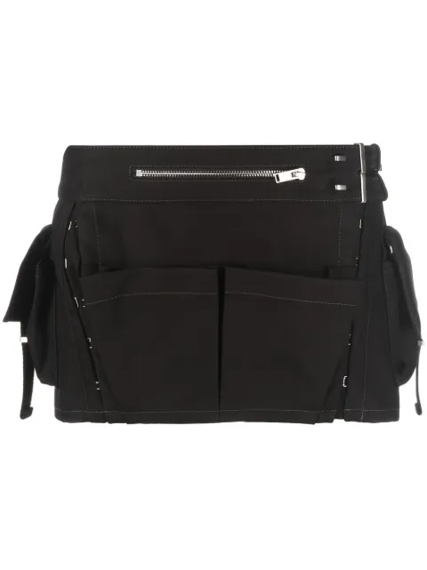 Dion Lee buckle-detail utility miniskirt