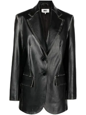 Farfetch Donna Abbigliamento Cappotti e giubbotti Giacche Blazer Nero Blazer Chamie 
