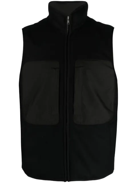 RANRA zip-up vest 