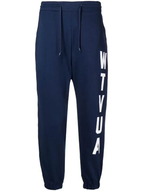 WTAPS logo-print Track Pants - Farfetch