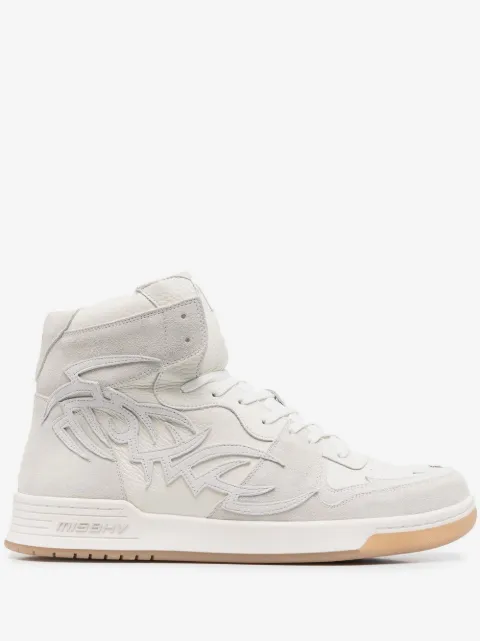 MISBHV panelled-design hi-top sneakers