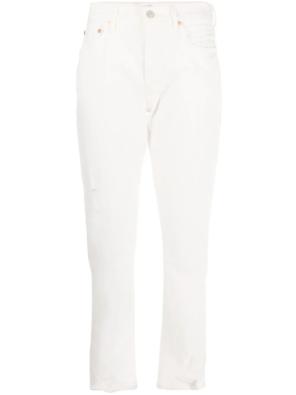 

Citizens of Humanity cropped tapered jeans - White