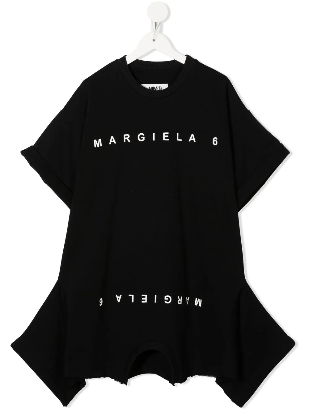 

MM6 Maison Margiela Kids vestido estilo playera con logo estampado - M6900