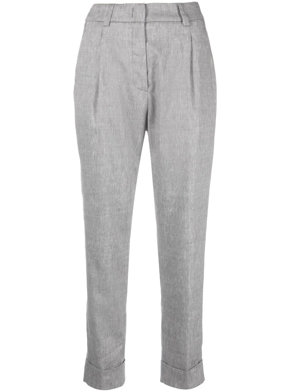 

Peserico pantalones de lino - Gris