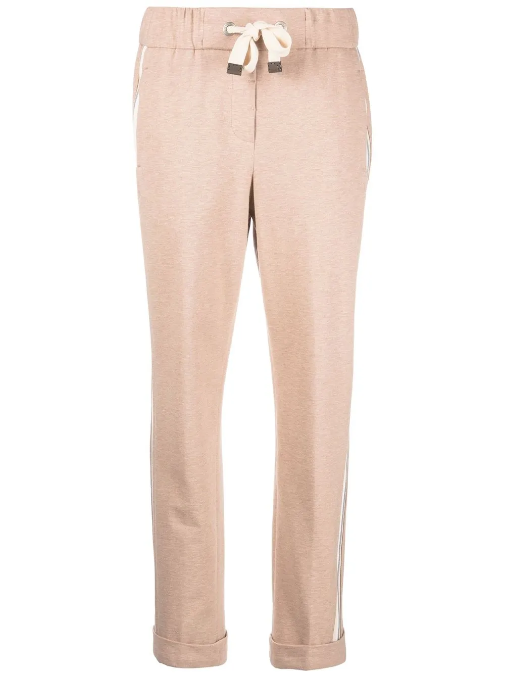 

Peserico side-stripe track pants - Neutrals