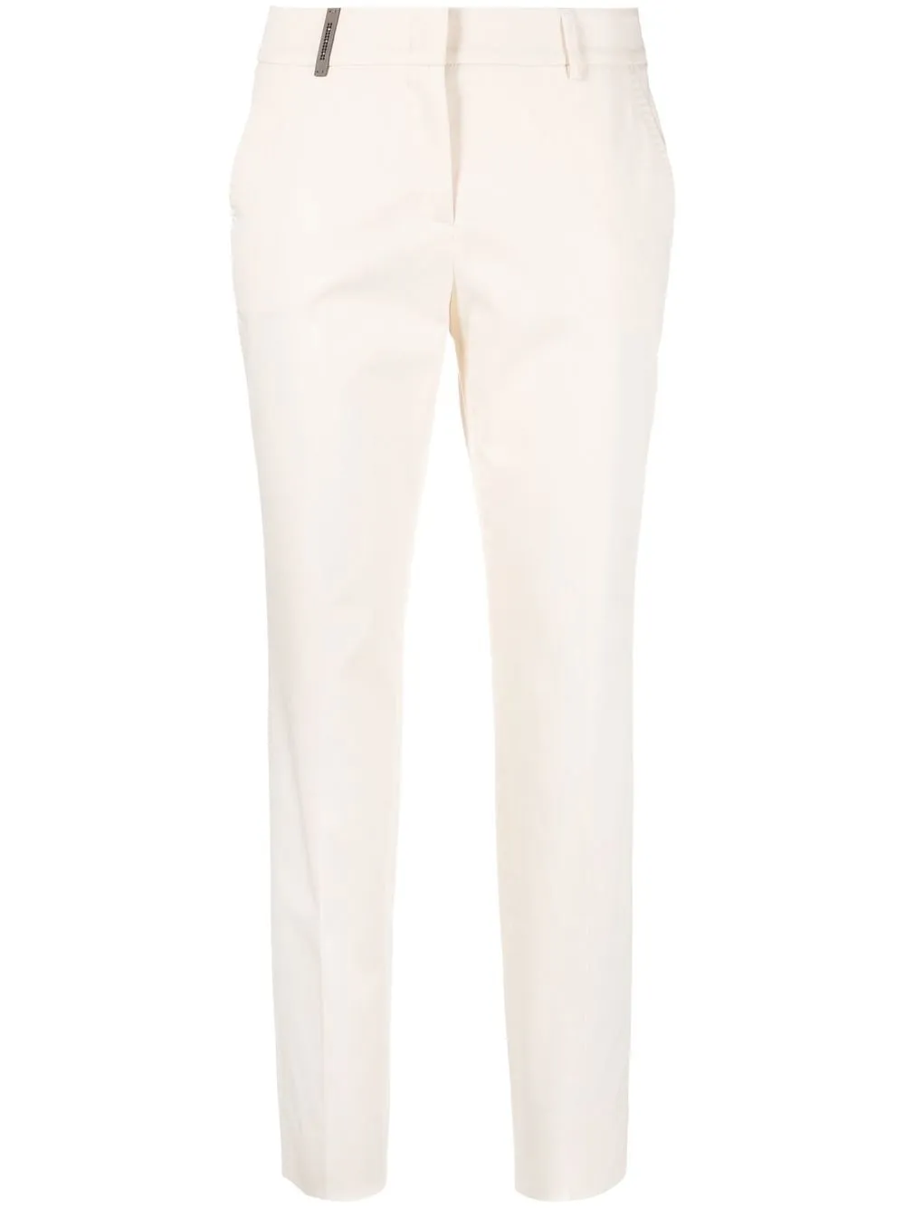 

Peserico mid-rise cropped trousers - Neutrals