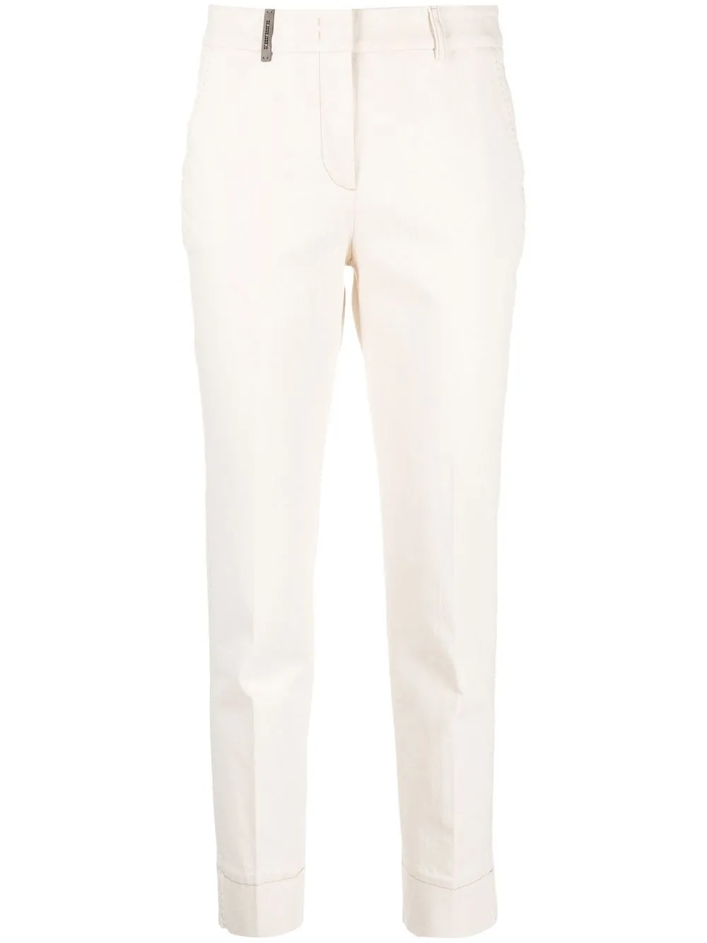 

Peserico cropped cigarette trousers - Neutrals
