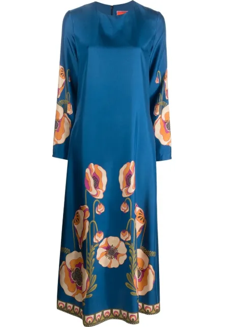 La DoubleJ vestido con estampado floral