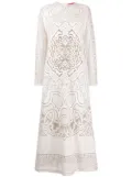 La DoubleJ Lacey maxi dress - White