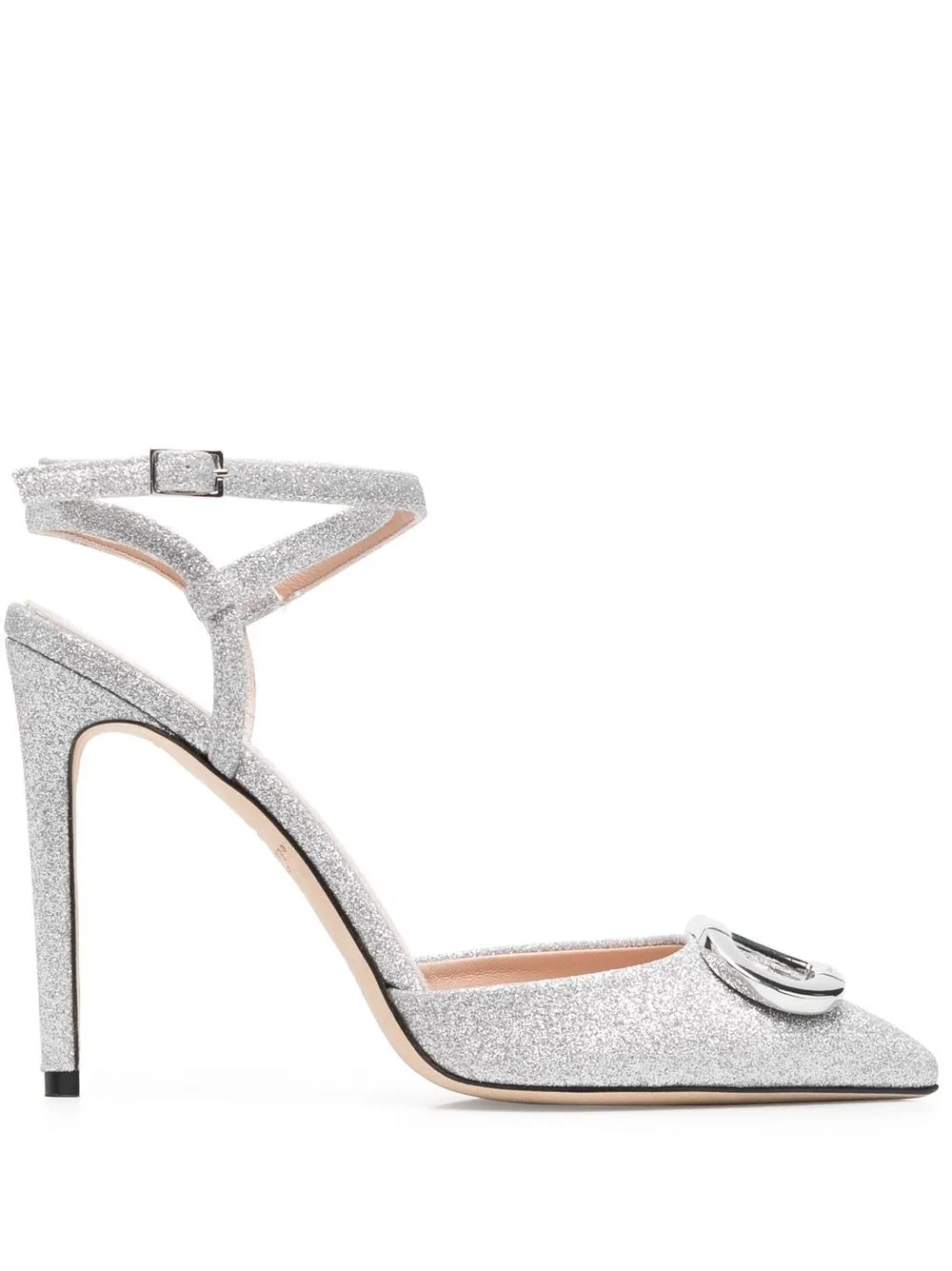 

Dee Ocleppo zapatillas Pandora con tacón de 100mm - Gris