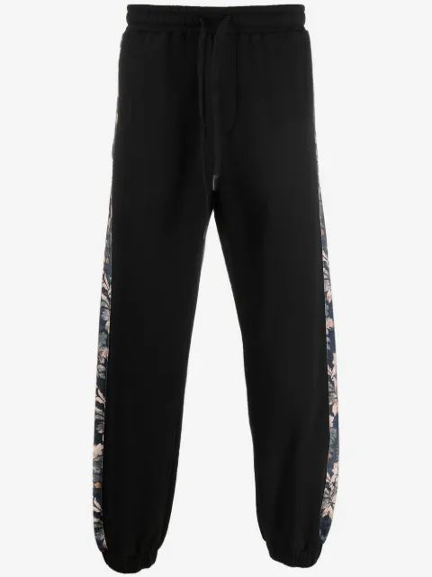 Versace Jeans Couture Jogginghose mit Blumenstreifen