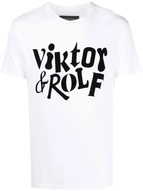 Viktor & Rolf logo-print cotton T-shirt
