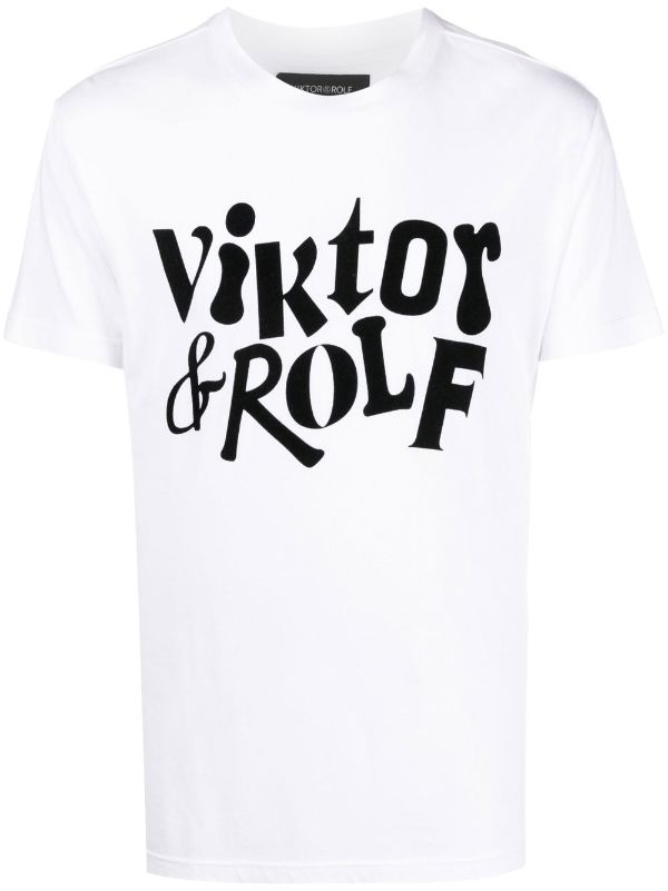 . Reparatie mogelijk ballet Viktor & Rolf logo-print Cotton T-shirt - Farfetch